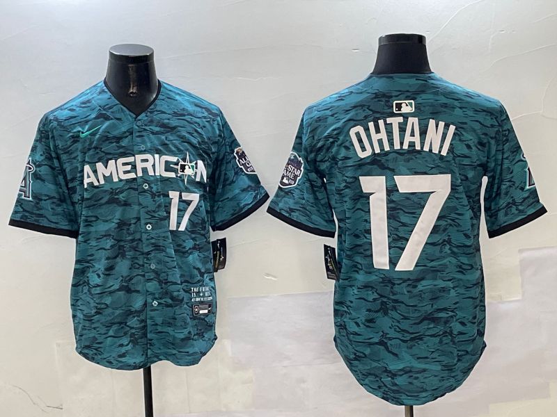 Men Los Angeles Angels #17 Ohtani Green All star Game 2025 Nike MLB Jersey style 2
